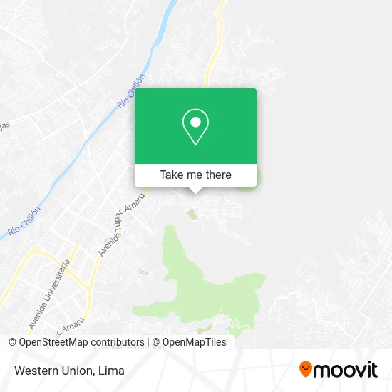 Western Union map