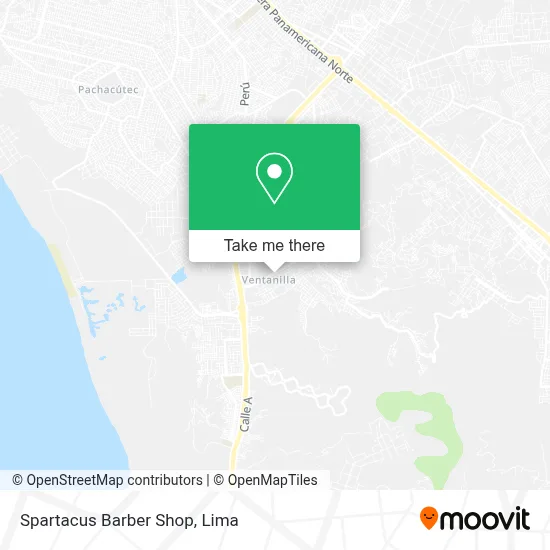 Spartacus Barber Shop map