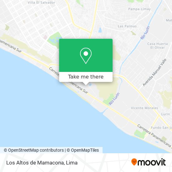 Los Altos de Mamacona map