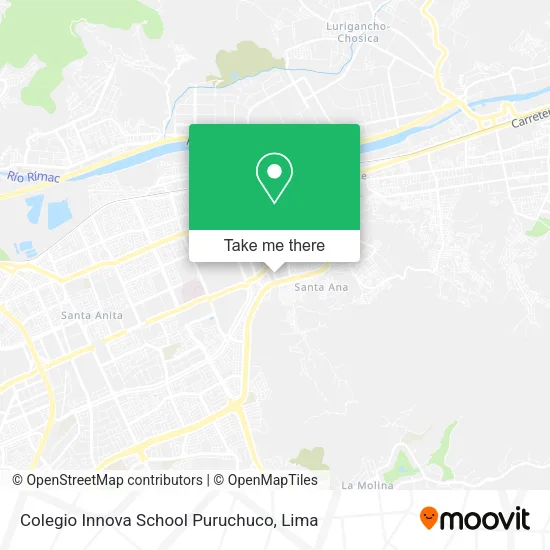 Mapa de Colegio Innova School Puruchuco