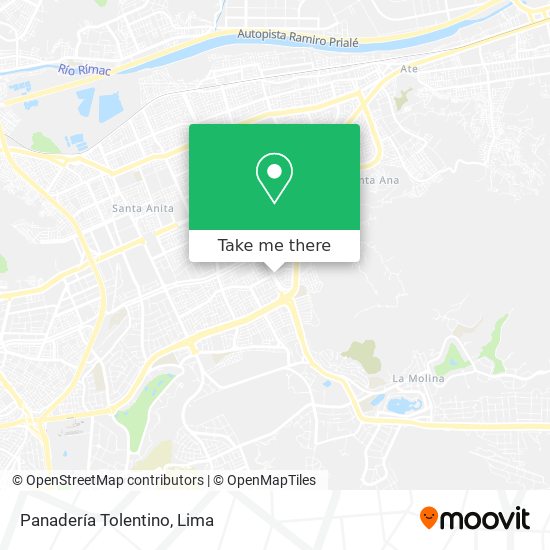 Panadería Tolentino map