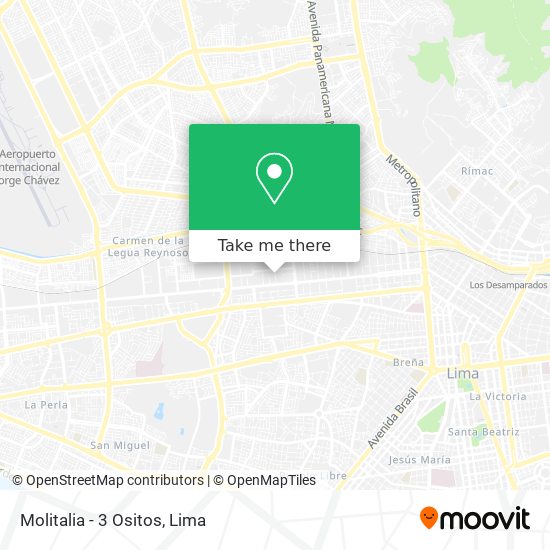 Molitalia - 3 Ositos map