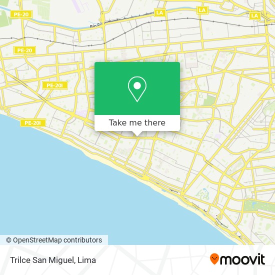 Trilce San Miguel map