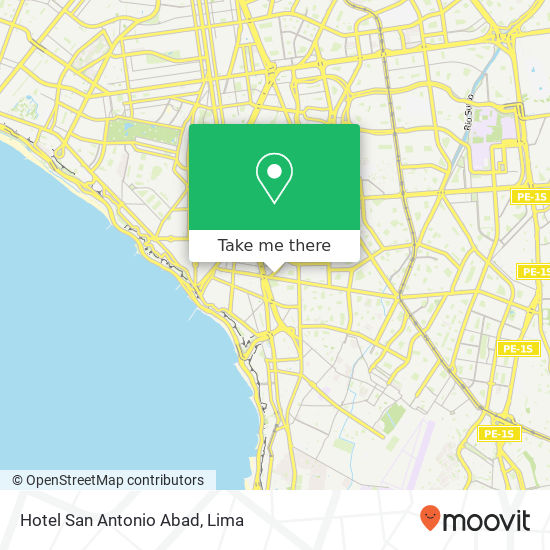 Hotel San Antonio Abad map