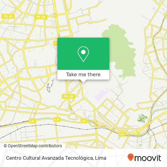 Centro Cultural Avanzada Tecnológica map