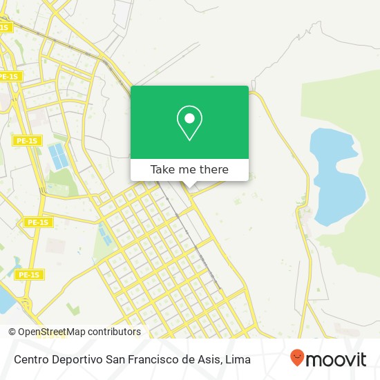 Centro Deportivo San Francisco de Asis map