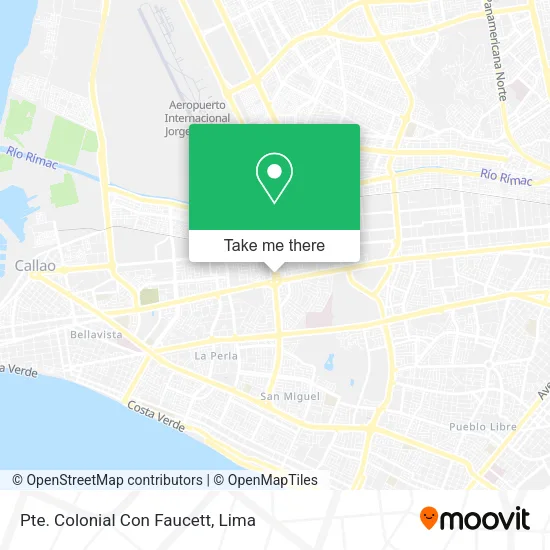 Pte. Colonial Con Faucett map