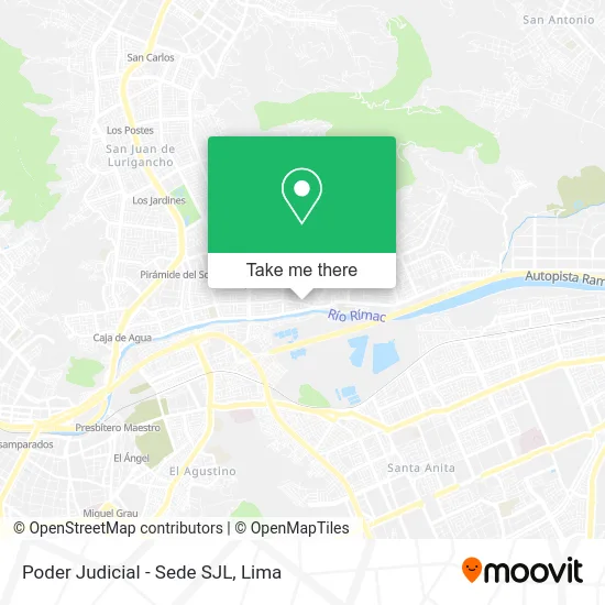 Poder Judicial - Sede SJL map