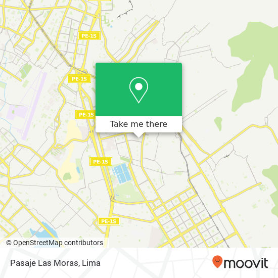 Pasaje Las Moras map