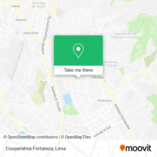 Cooperativa Fortaleza map