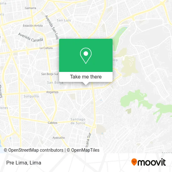 Pre Lima map