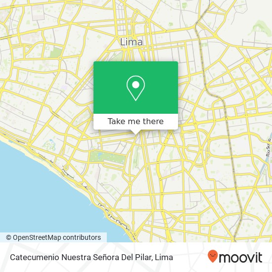 Mapa de Catecumenio Nuestra Señora Del Pilar