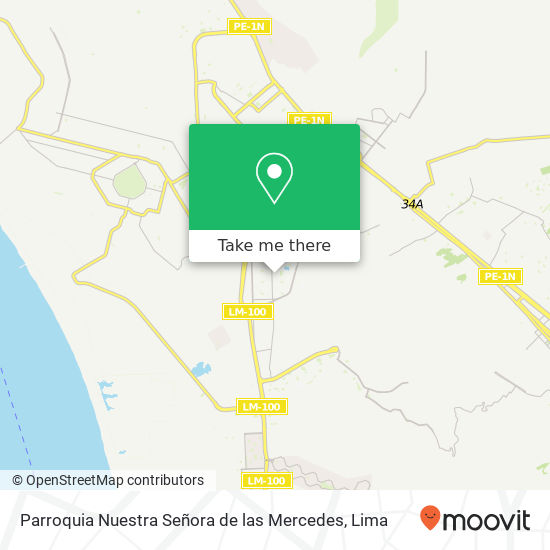 Parroquia Nuestra Señora de las Mercedes map