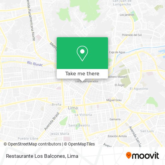 Restaurante Los Balcones map
