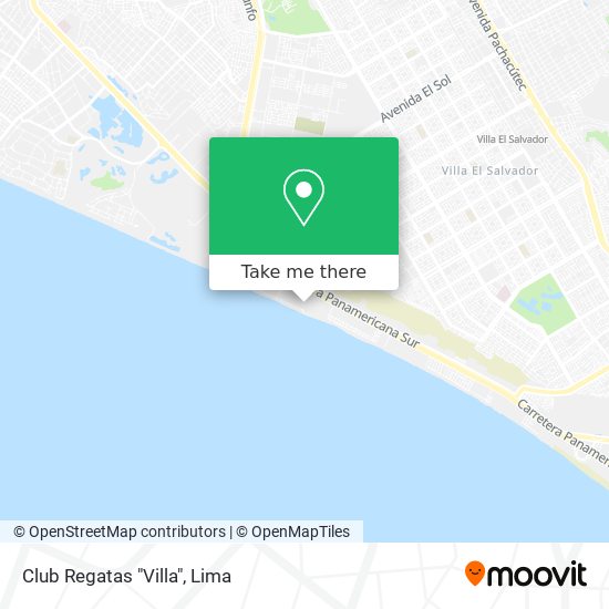 Mapa de Club Regatas "Villa"