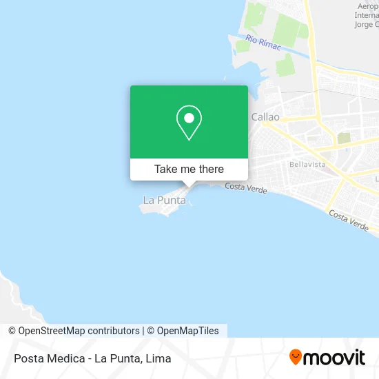 Posta Medica - La Punta map