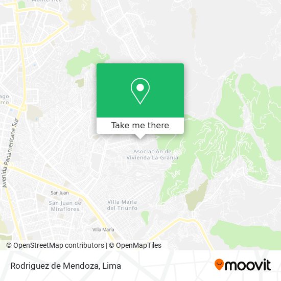 Mapa de Rodriguez de Mendoza