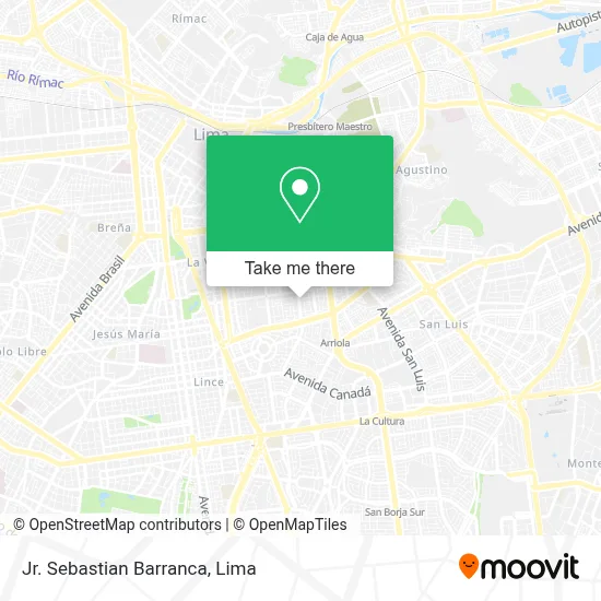 Jr. Sebastian Barranca map