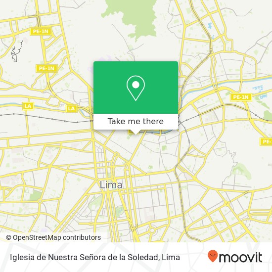 Iglesia de Nuestra Señora de la Soledad map