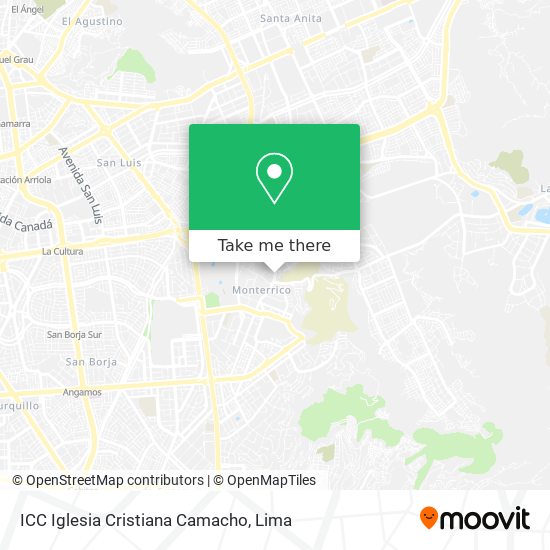 Mapa de ICC Iglesia Cristiana Camacho