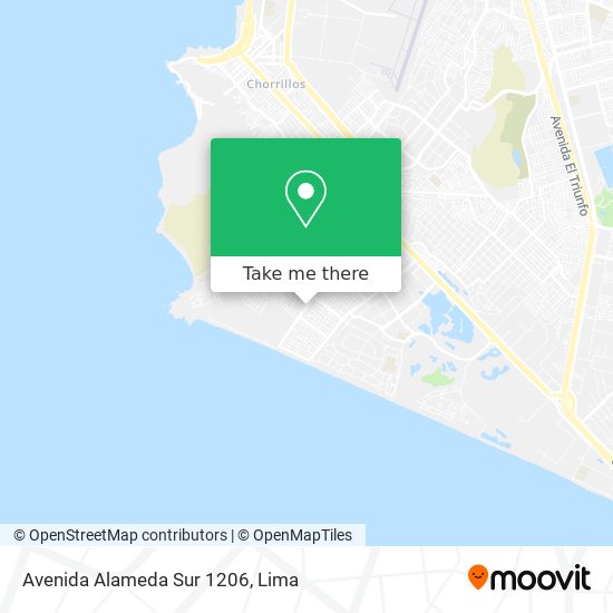 Avenida Alameda Sur 1206 map