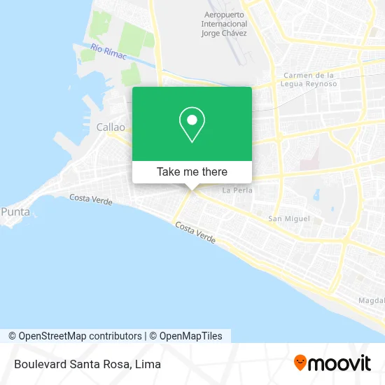 Boulevard Santa Rosa map