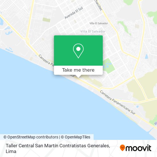 Taller Central San Martín Contratistas Generales map