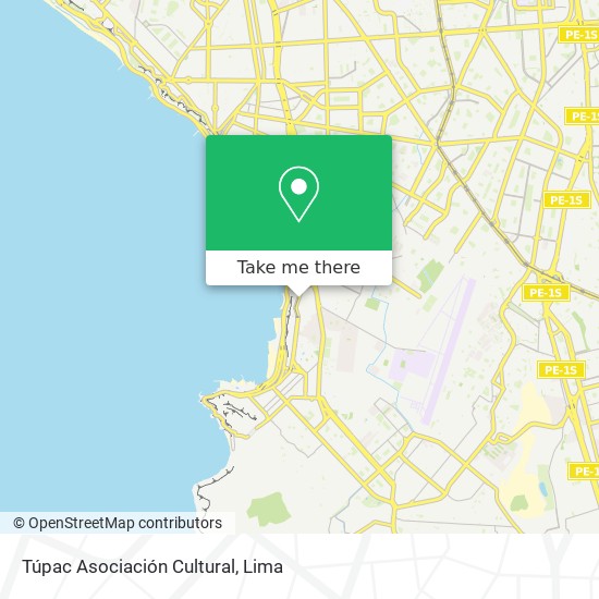 Túpac Asociación Cultural map