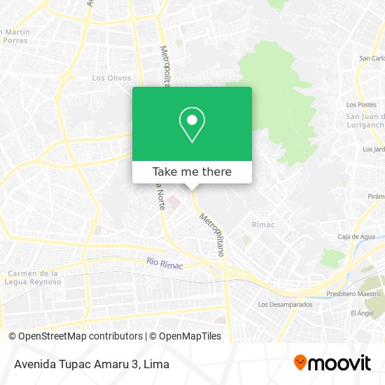 Avenida Tupac Amaru 3 map