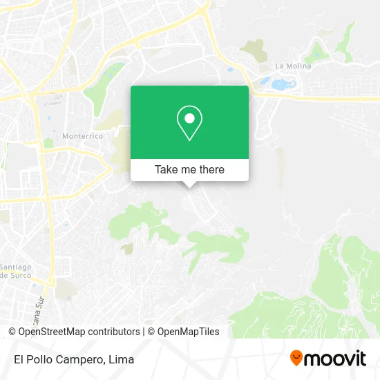 El Pollo Campero map