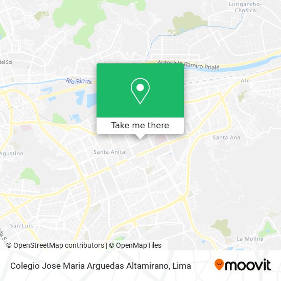 Colegio  Jose Maria Arguedas Altamirano map