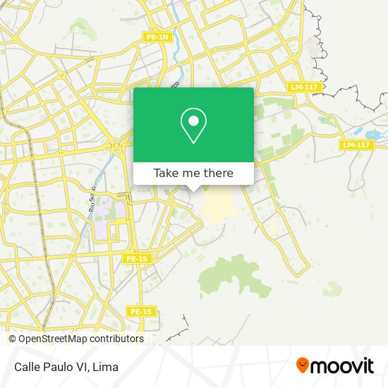 Calle Paulo VI map