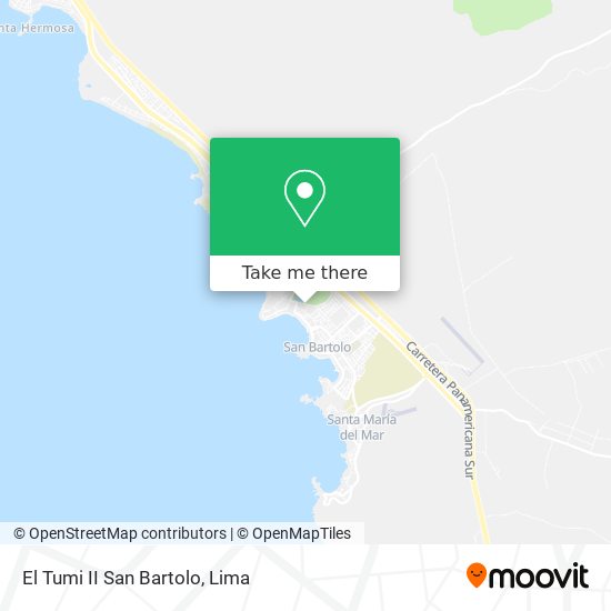 El Tumi II San Bartolo map