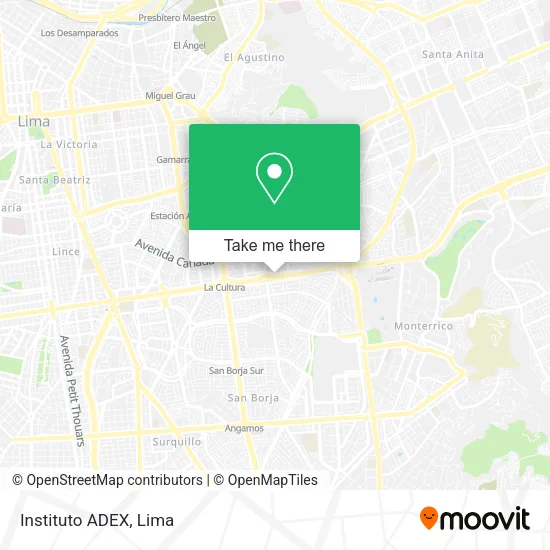 Instituto ADEX map