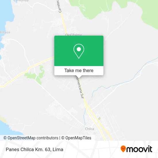 Panes Chilca Km. 63 map