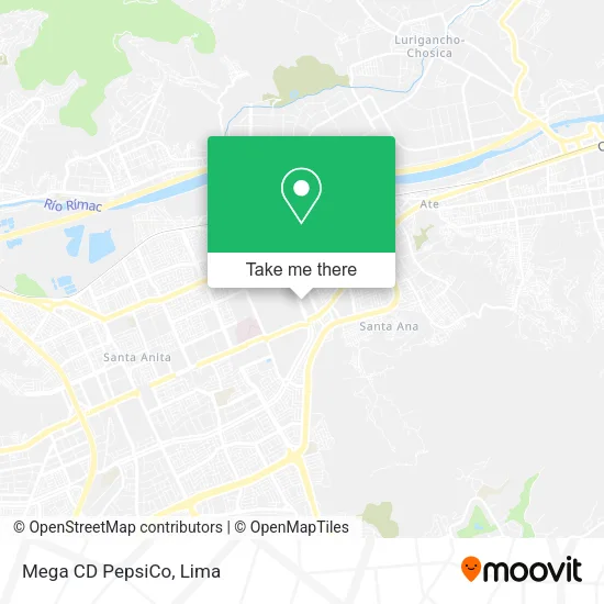 Mapa de Mega CD PepsiCo