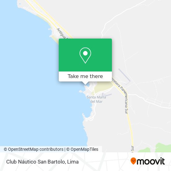 Club Náutico San Bartolo map