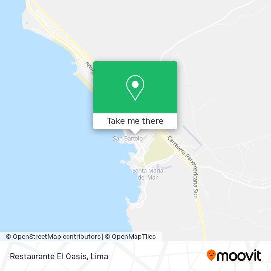 Restaurante El Oasis map