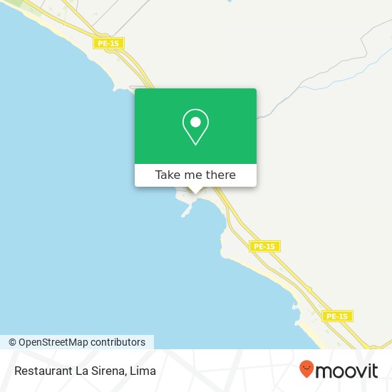 Restaurant La Sirena map