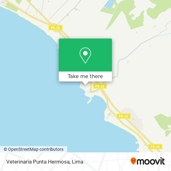 Veterinaria Punta Hermosa map