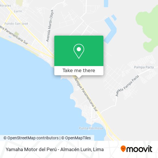 Yamaha Motor del Perú - Almacén Lurín map