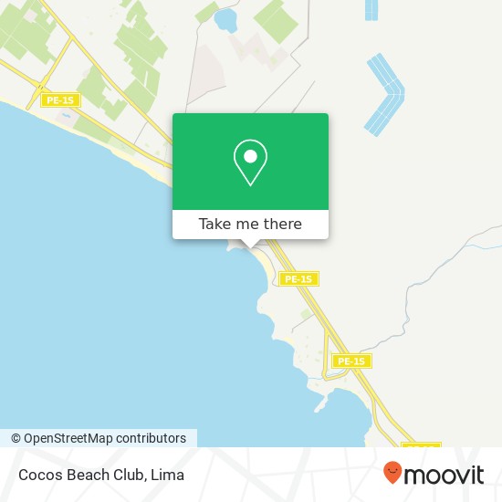 Cocos Beach Club map