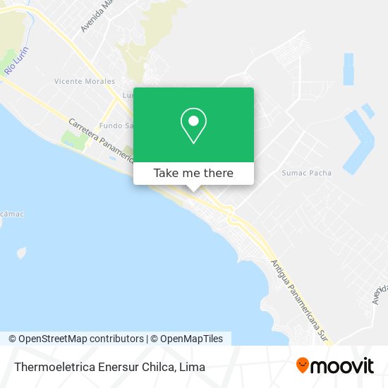 Thermoeletrica Enersur Chilca map