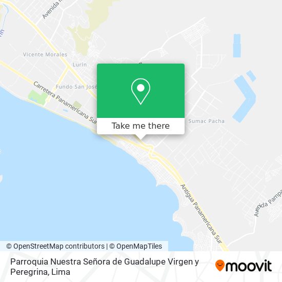 Parroquia Nuestra Señora de Guadalupe Virgen y Peregrina map