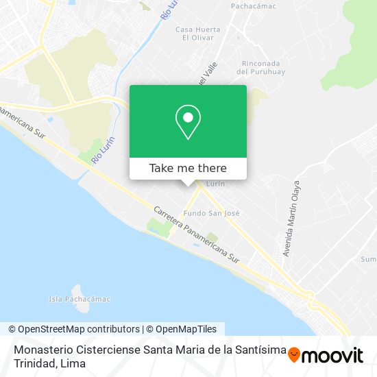 Monasterio Cisterciense Santa Maria de la Santísima Trinidad map