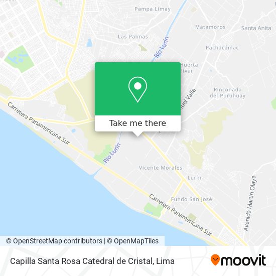 Capilla Santa Rosa Catedral de Cristal map