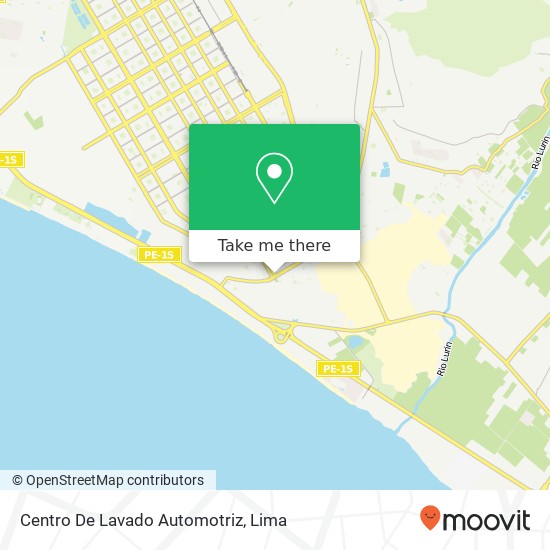 Centro De Lavado Automotriz map