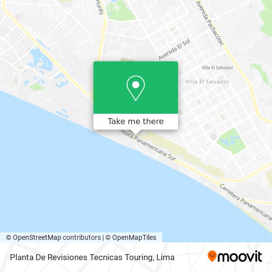Planta De Revisiones Tecnicas Touring map