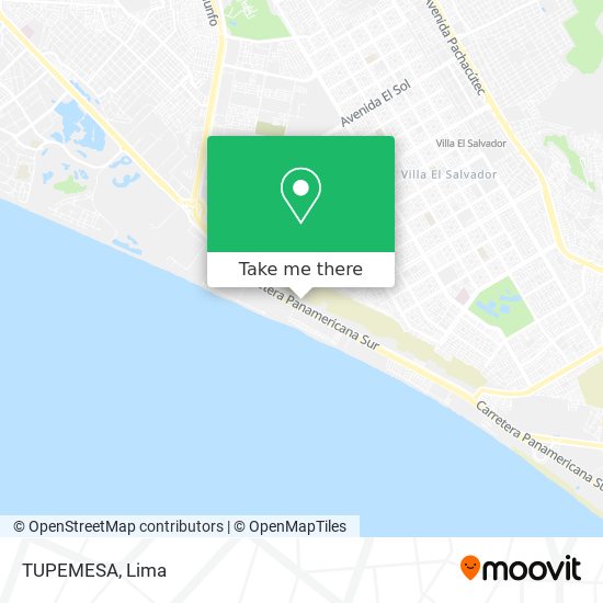 TUPEMESA map