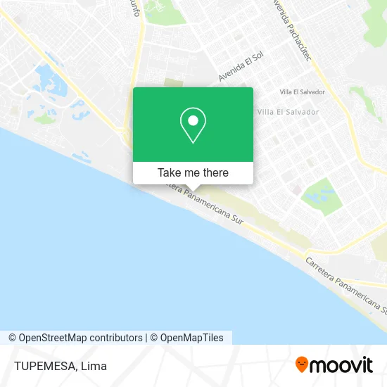 TUPEMESA map
